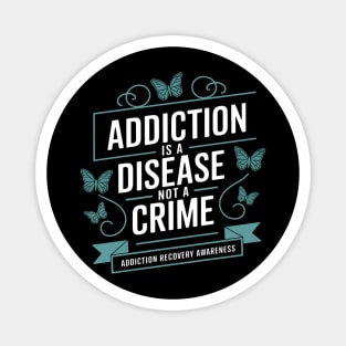 Addiction Recovery Awareness Support To Overcome Addictions Magnet